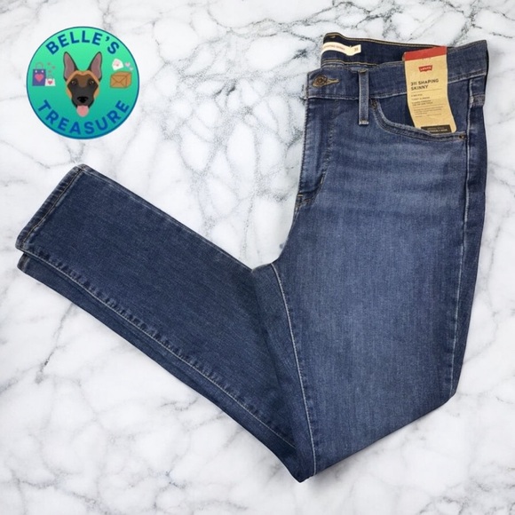Levi's Jeans Women's 12 Medium 31x30 311 Shaping Skinny Slimming‎ Tummy Control - Picture 1 of 10